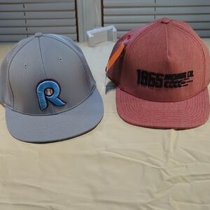 2 For 1  Baseball/ 1865 Brewery Hats, One New With Tags!! Nice Hats ..